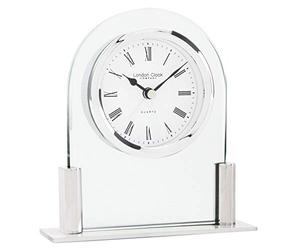 London Clock 17125 Glass Arch top mantel clock, 12.5 x 11.5 x 3.5cm