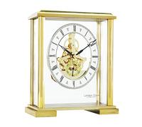 London Clock Gold Tone Skeleton Mantel Clock - C1793