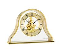 London Clock Napoleon Skeleton Mantel Clock, Gold, 17.5 x 24.5 x 6cm