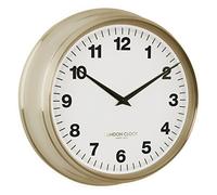 London Clock Coach Wall Clock, Gold, 36.5 x 36.5 x 12.5cm