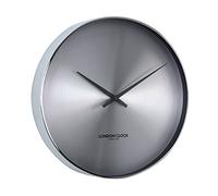 London Clock Element Cr Wall Clock, Chrome, 28 x 28 x 4.5cm