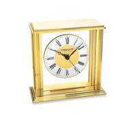 London Clock Gold Flat Top Mantel Clock