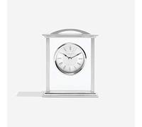 London Clock Silver Mantel Clock, 18 x 15 x 4.5cm