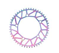 London Craftwork 130BCD Bicycle Chainring Crank Single Disc 130BCD 50 52 54 56 58T for Most Bicycles Road Bikes Mountain Bikes (56t, multicoloured)