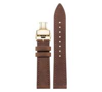London Craftwork 18mm 19mm 20mm 21mm 22mm 24mm Leather Strap compatible with NOMOS Club, Orion, Tangente, Zurich & Ludwig Series (Brown Gold, 21mm)