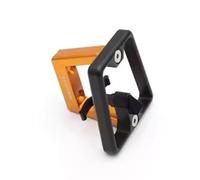 London Craftwork Aluminium Front Carrier Block for Brompton (Black/Orange)