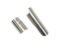 London Craftwork Aluminium Rear Triangle Frame Protector Set for BROMPTON Black Gold Silver (Silver)