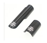 London Craftwork Aluminium Rear Triangle Frame Protector Set for BROMPTON in BLACK
