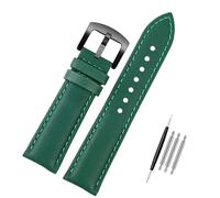 London Craftwork Canvas Strap fit Tag Heuer MONACO CARRERA FORMULA 1 Watch 22mm Butterfly Clasp (Green (black buckle))
