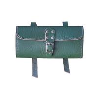 London Craftwork Genuine Leather Tool Bag Bike Saddle Bag Handcrafted Bike Bag Green bro-Green