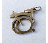 London Craftwork Keychain Copper Lightweight for Brompton Folded
