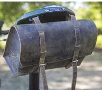 London Craftwork Large Natural Leather Bicycle Bag Saddle Handlebar Handcrafted Leather RAW Army Green