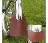London Craftwork Leather Mudguard Flap Set For BROMPTON Light Brown