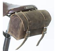 London Craftwork Leather Saddle Handcrafted Bag for Bike Bicycle Antique Brown Box-wud