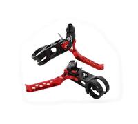 London Craftwork Lightweight Aluminium Brake Lever Set for Integrated Shifters for Brompton (Red)
