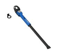 London Craftwork Lightweight Carbon Kickstand for P and T line Brompton Blue