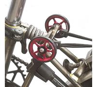 London Craftwork Lightweight Easy Wheels For BROMPTON in RED