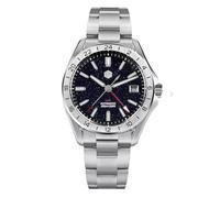 London Craftwork San Martin GMT Watch 39mm Automatic Steel 100M NH34 (Aventurine)