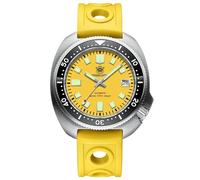 London Craftwork SD1970 Steeldive Captain Willard 6105 Automatic Diver Watch NH35 Movement (Limited Yellow (Rubber Strap))