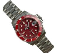 London Craftwork Steeldive SD1953 Diver Watch Ceramic Bezel 41mm Water Resistant NH35 Movement (Red (Limited Edition))