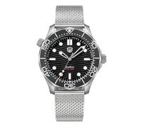 London Craftwork Titanium Case Watch 007 Watchdives WD007Q VH31Sweep Seconds Quartz Movement (Black)