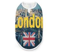 London Cute Cute Pet Supplies Soft Dog Sweaters Printing for Dogs Puppy Cats 2XL