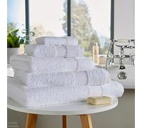 London Dream 100% Egyptian Cotton Bath Sheets, 700 GSM Bath Towels, Extra Absorbent Thick Towel For Spa Hotel & Home (90 x 140 cm, 2 Pieces, White)