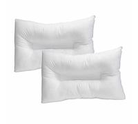 London Dream Snore Relief Pillows Orthopedic Back Neck Supported Firm, Non-Allergic Hollowfibre Filled Anti Snore Pillow For Reduce Snoring and Peaceful Night (2 Pack)