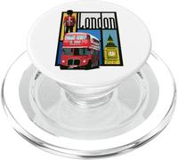 London England Big Ben, Double Decker, Queens Guard Souvenir PopSockets PopGrip for MagSafe