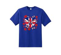 London England Flag Butterfly T-Shirt - Union Jack British Isles English Flag Top | UK Pride Clothing for Women, Girls & Kids | St George’s Day Tee, Souvenir, Football Supporters Shirt, Gift Idea