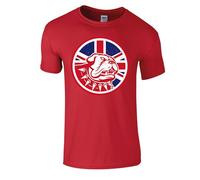 London England Men's Tshirt Union Jack Souvenir Quality Printed tee |Flag Culture souvenir Travel tshirt|Regular Fit Short Sleeve 100% Cotton top Unisex London Souvenir tshirt for UK Men/Women/Kids