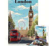 London England Travel Jigsaw Puzzles for Teenagers 1000 Mind Exercise Peaceful Fun Exact Cut Unique Xmas Gift size 38x26cm