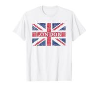 London England Union Jack Vintage British Flag Great Britain T-Shirt