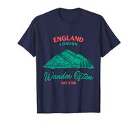 London England Vacation Wander Often Go Far T-Shirt