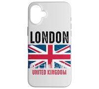 London England Vintage UK United Kingdom Flag British City Case for iPhone 16 Plus