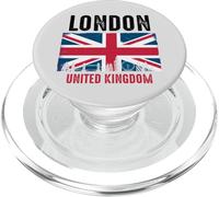 London England Vintage UK United Kingdom Flag British City PopSockets PopGrip for MagSafe