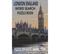 LONDON ENGLAND Word Search Puzzle Book: Word searches with Easy to Read print for LONDON ENGLAND | 6X9 inches | 110 pages | 55 Puzzles | Explore 55 ... Famous Landmarks, Culture, and British Charm