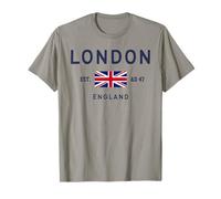 London Est AD 47 England UK Flag T-Shirt