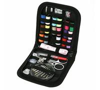 London Express Compact Portable Sewing Kit - Multifunctional Travel Sewing Case with Threads, Needles, Scissors & Accessories - Ideal for DIY, Emergency Repairs, Home & Travel Use (70 Pcs Set)