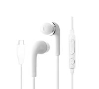 London Express Earphones USB C Wired Earphones with Mic & Volume Control | In-Ear Noise-Isolating Type-C Headphones | Compatible with Samsung Galaxy S25, S24, S23 Plus Ultra | iPhone 15, 16, iPad Pro