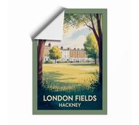 London Fields Estate Vintage Unframed Wall Art Print A2 (59.4×42cm), Wall