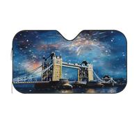 London Fireworks Landscape Car Windscreen Sun Shade Front Window Sunshade M