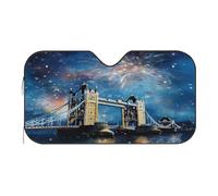 London Fireworks Landscape Car Windscreen Sun Shade Front Window Sunshade S
