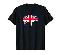 London Flag, Union-Jack-Buffalo Silhouette T-Shirt