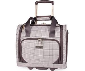 London Fog 15" Underseat Wheeled Suitcase Cabin Approved Virgin BA | Compact Onboarder, Designed For Short Trips And Weekends, Fits Into 55x40x20cm Bag Sizer Cage, Lightweight 2.1kg, Soft Sided