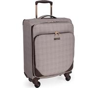 London Fog Camberley Cabin Brown Lightweight Soft Shell Carry-On - Tsa 4 Wheels