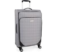 London Fog 26" Medium Suitcase - Luggage On 4 Dual Spinner Wheels | Med 65L Capacity Suitcases, 26 Inch / 67cm Size, Drag Handle, Soft Shell Design, Built For Longer Trips, Breaks, Cruises