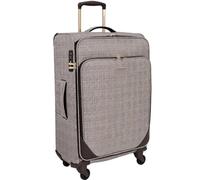 London Fog 26" Medium Suitcase - Luggage On 4 Single Spinner Wheels | Med 65L Capacity Suitcases, 26 Inch / 67cm Size, Drag Handle, Soft Shell, Built For Longer Trips, Breaks, Cruises LFL003