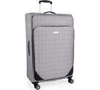 London Fog 30" Large Suitcase On 4 Spinner Wheels Soft Shell Travel Luggage