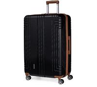 London Fog ABS Hard Shell Suitcase - Travel Luggage with 8 Spinner Wheels | Telescopic Drag Handle | First Class Montagu LFL002-01